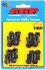 ARP 100-1102  EXTRACTOR BOLT Hex Head, 3/8 in. Wrench, Custom 450, Black Oxide, Chevy, Ford, Set of 16